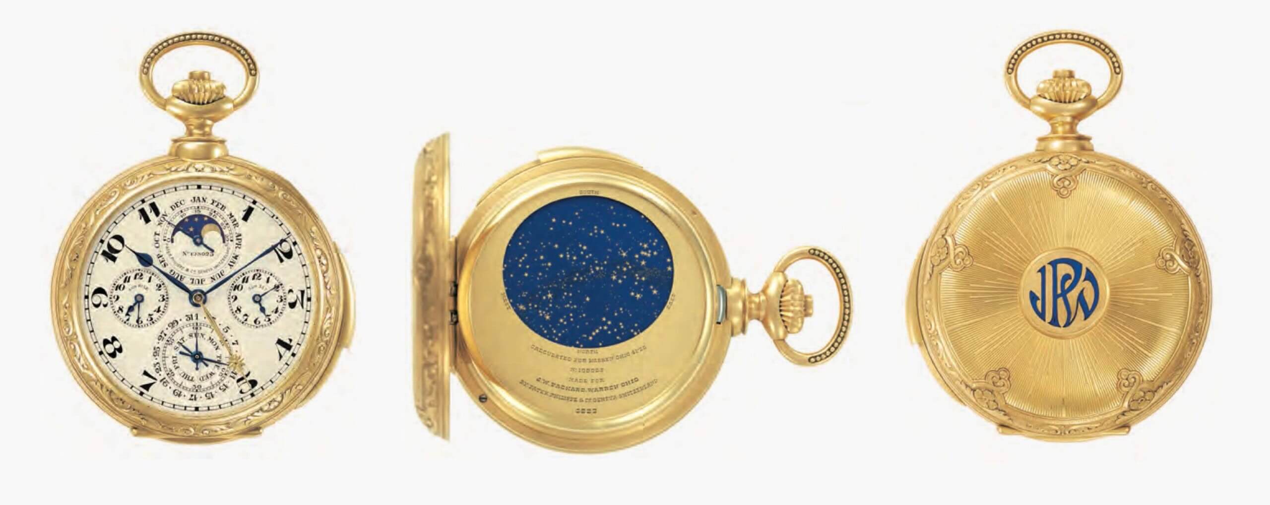 The James Ward Packard pocket watch restored by Tom Baggett for Patek Philippe 1983